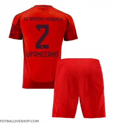 Bayern Munich Dayot Upamecano #2 Dětské Domácí Dres 2024-25 Krátký Rukáv (+ trenýrky)